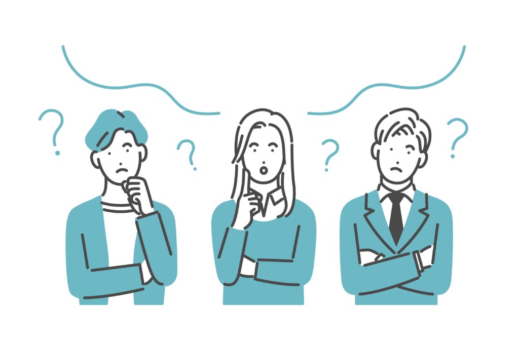 悩み事がある若いビジネスパーソン